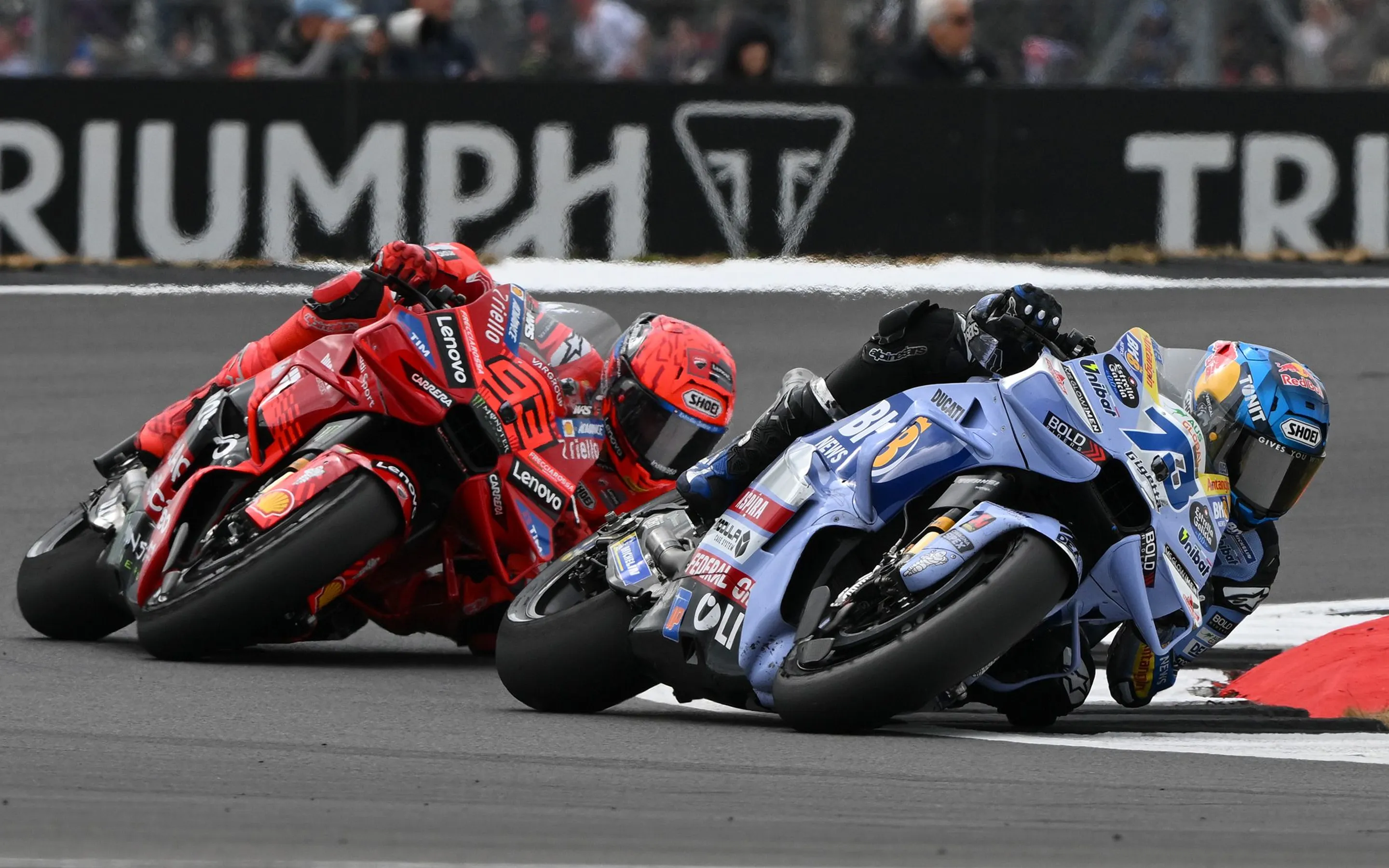 ©Dorna Sports I Marc Marquez dan Alex Marquez di Silverstone, MotoGP Inggris 2025