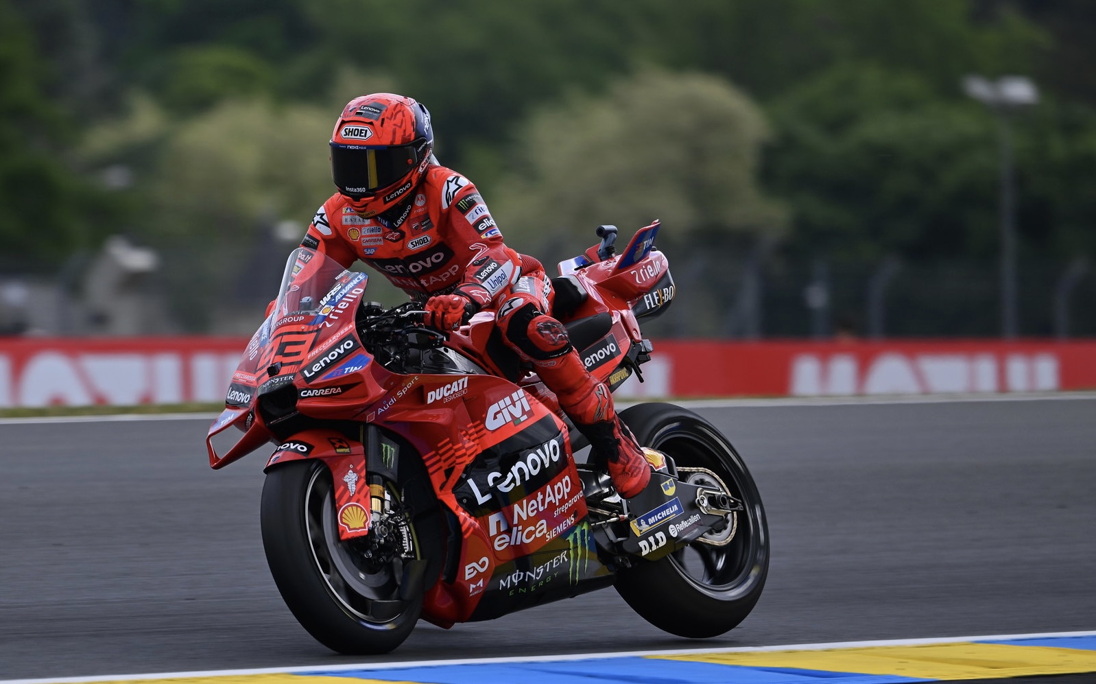 Hasil FP1 MotoGP Belanda 2025: Marc Marquez Tercepat Meski Crash