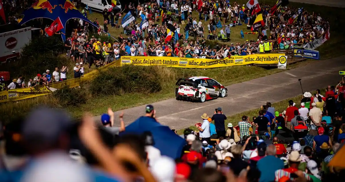 Ott Tänak in action at Rallye Deutschland in 2019. Photo: Jaanus Ree/Red Bull Content Pool