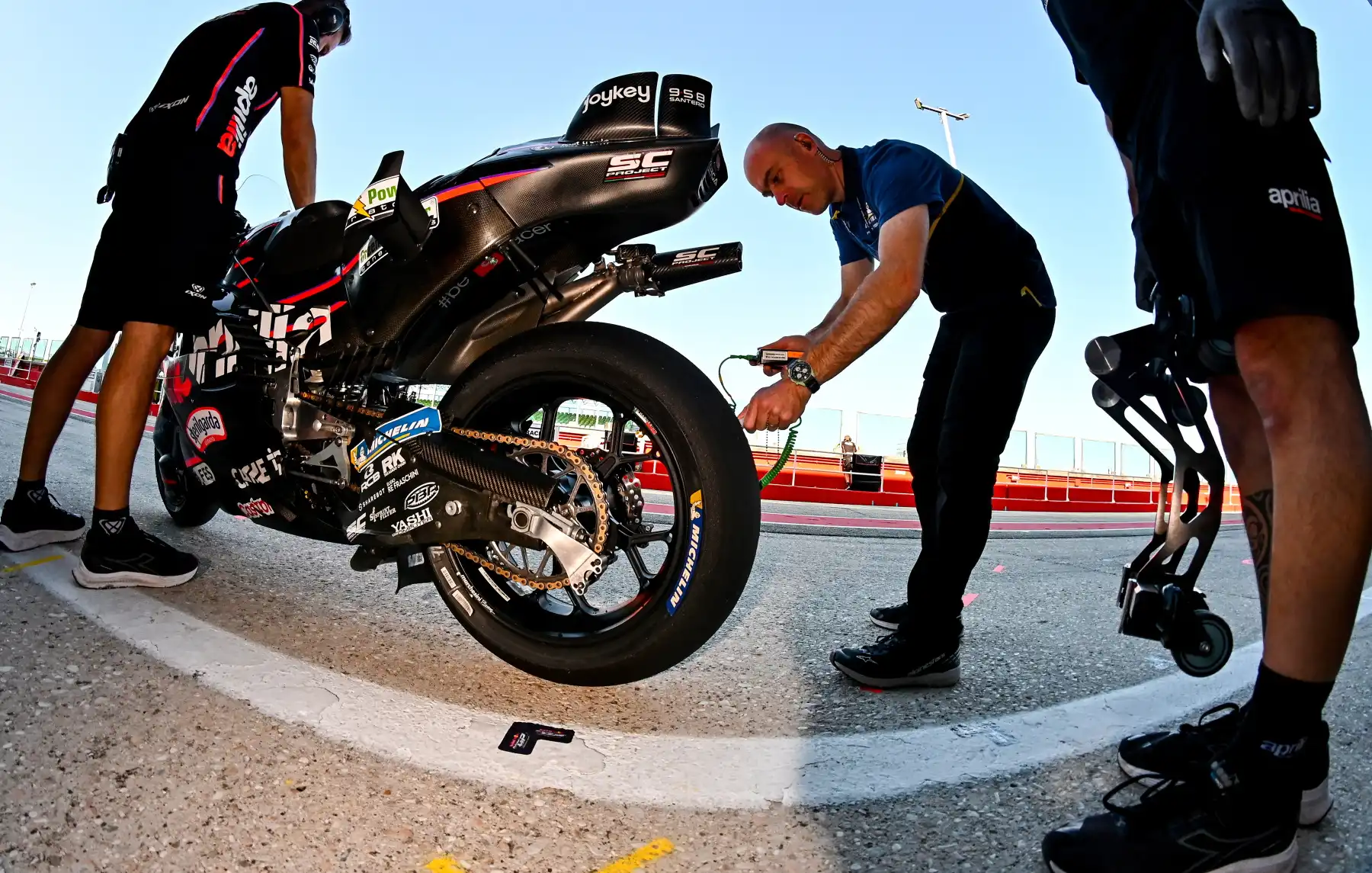 Jorge Martin, Aprilia&#039;s lead rider © Michelin