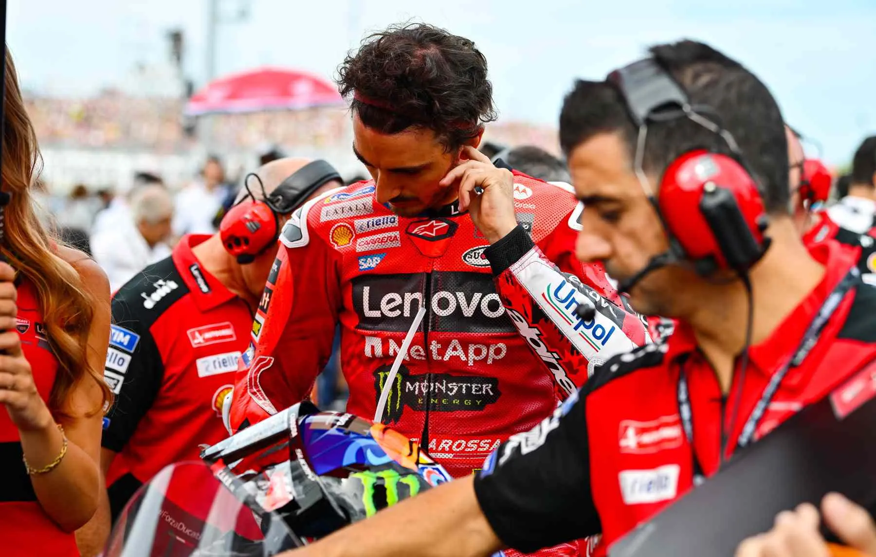 Frustrasi Bagnaia dan Ducati di MotoGP San Marino 2025