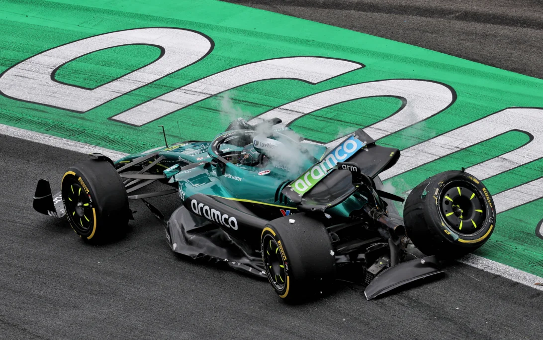 Stroll Crashes Hard at Dutch GP, Aston Martin Eyes McLaren Challenge