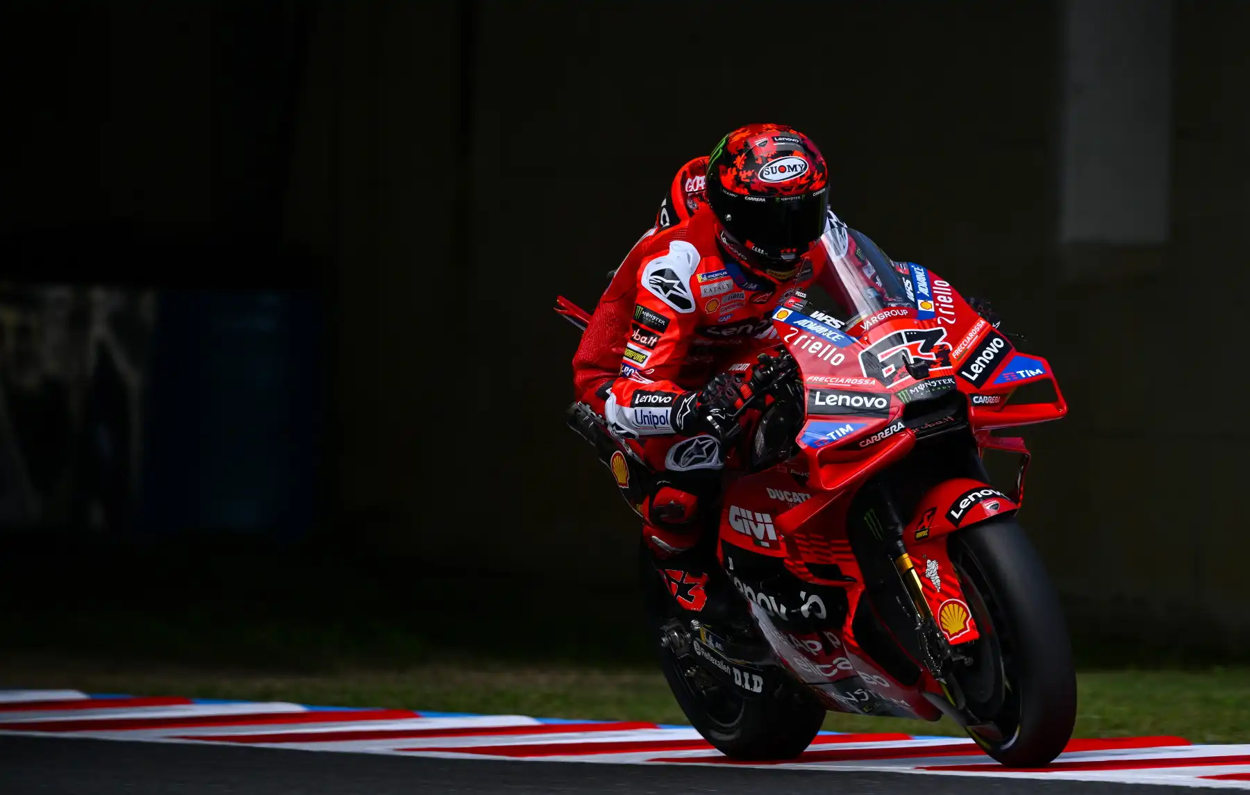 Bagnaia Brake Issues, Ducati Tests Fix at MotoGP Japan