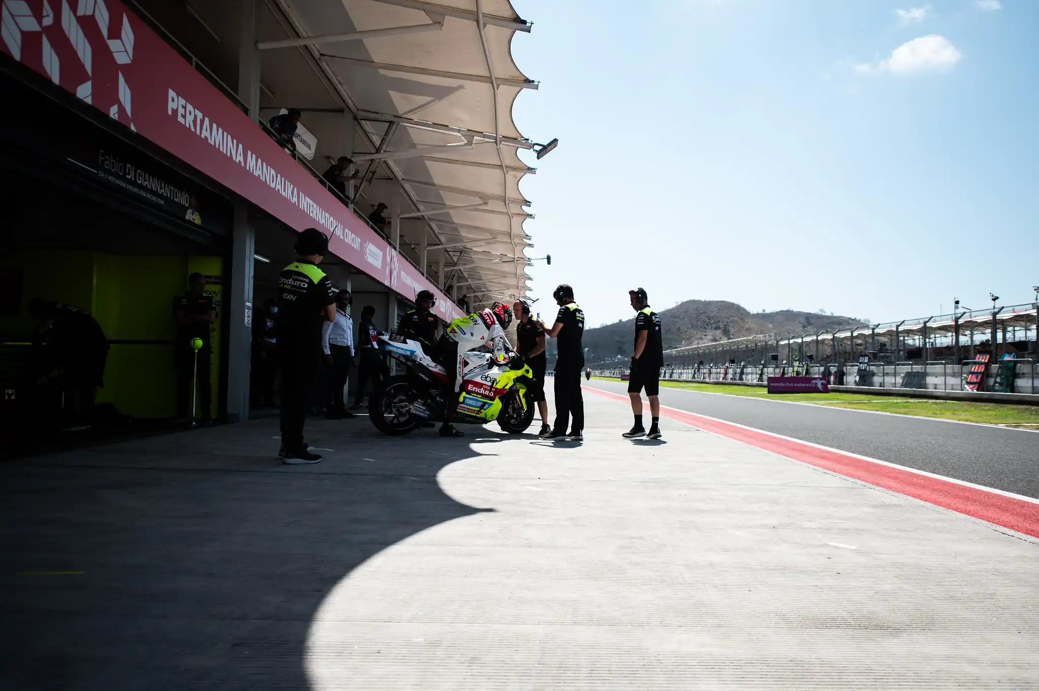 Mandalika Becomes VR46 Training Base as Rossi Oversees Trackday